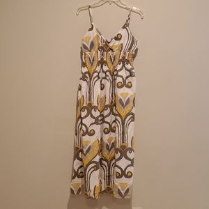 Adjustable strap long sundress